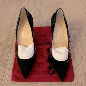 Christian Louboutin Anjalina Size 8.5 Black Heels